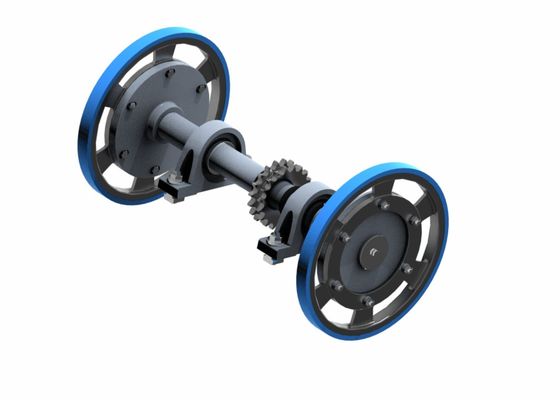 Width 1000 Escalator Friction Wheel  C Type Handrail Drive Shaft 506 NCE