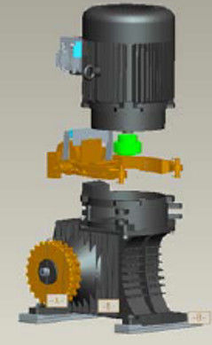 Escalator machine, worm gear 11/15kw for high rise commercial unit,  indoor