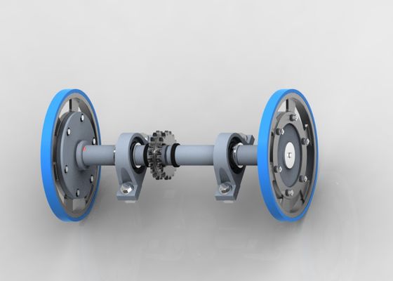 Width 1000 Escalator Friction Wheel  C Type Handrail Drive Shaft 506 NCE