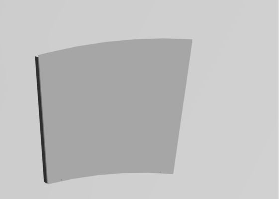 Panneau intérieur de revêtement d'escalator de balustrade de délié de balustrade extérieure de T2