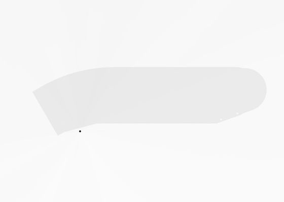 Panneau de jupe d'escalator de la balustrade SUS304 d'escalator des verres de sûreté T 10mm